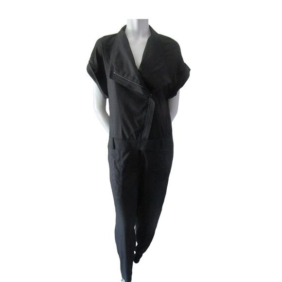 Vince Pants - Vince Black Side Zip Jumpsuit 10